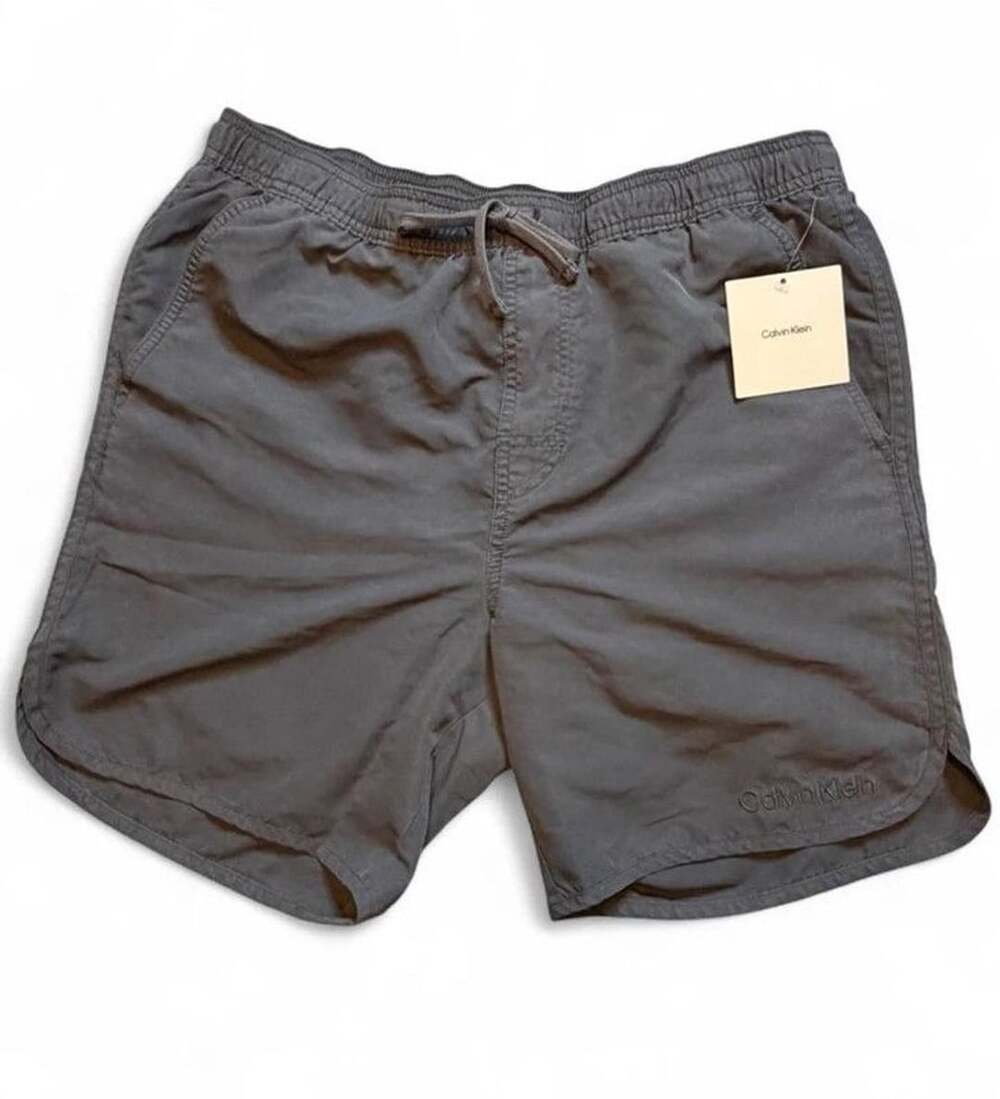 Calvin Klein Men’s Gray Swim Shorts Medium